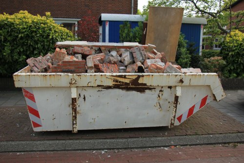 Professional garden clearance service in Morden removing garden debris